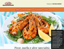 Tablet Screenshot of pizzeriaristorantedamiceon.com